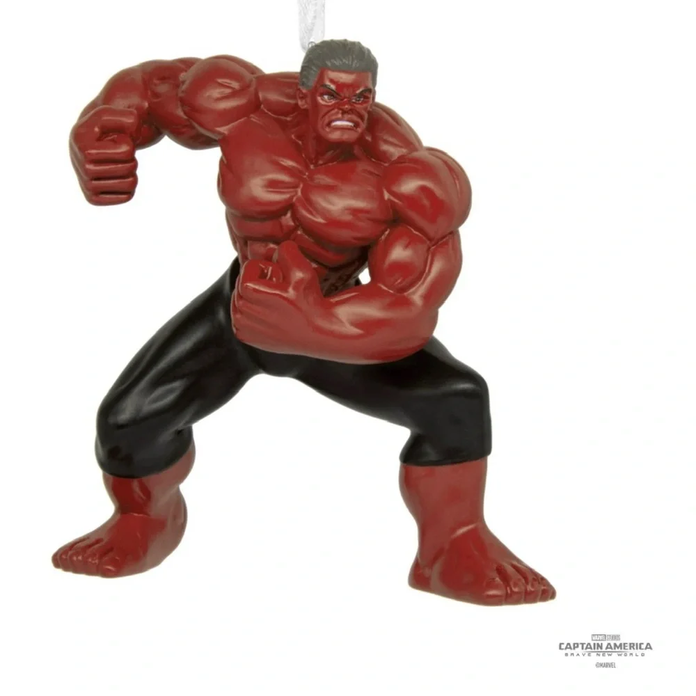 Hallmark Marvel Captain America Brave New World “Red Hulk” Christmas Ornament